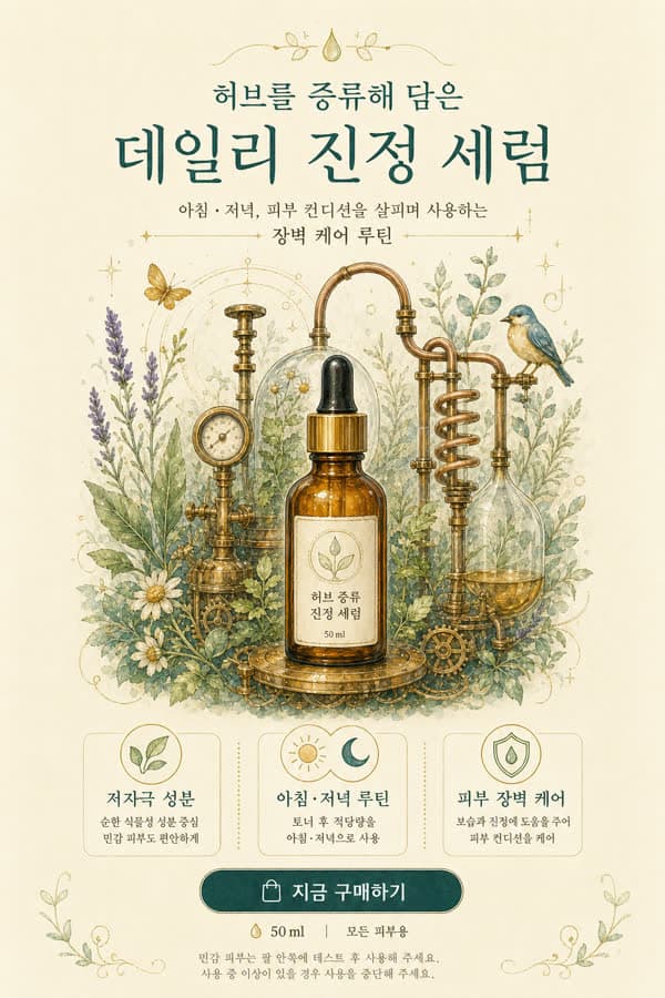 뷰티 · 허브 증류 세럼