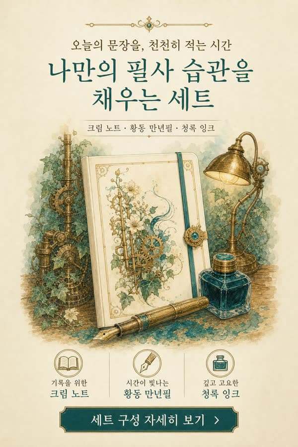 기타 · 필사 노트와 만년필